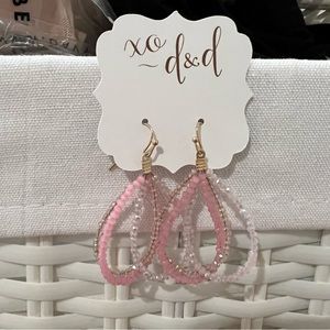NWT ✨ Beaded Multi-Teardrop Earrings